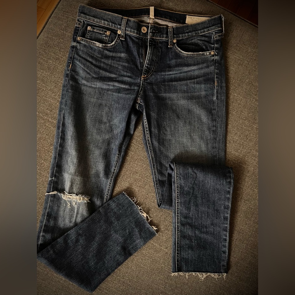 rag & bone Dark Wash Skinny Jeans